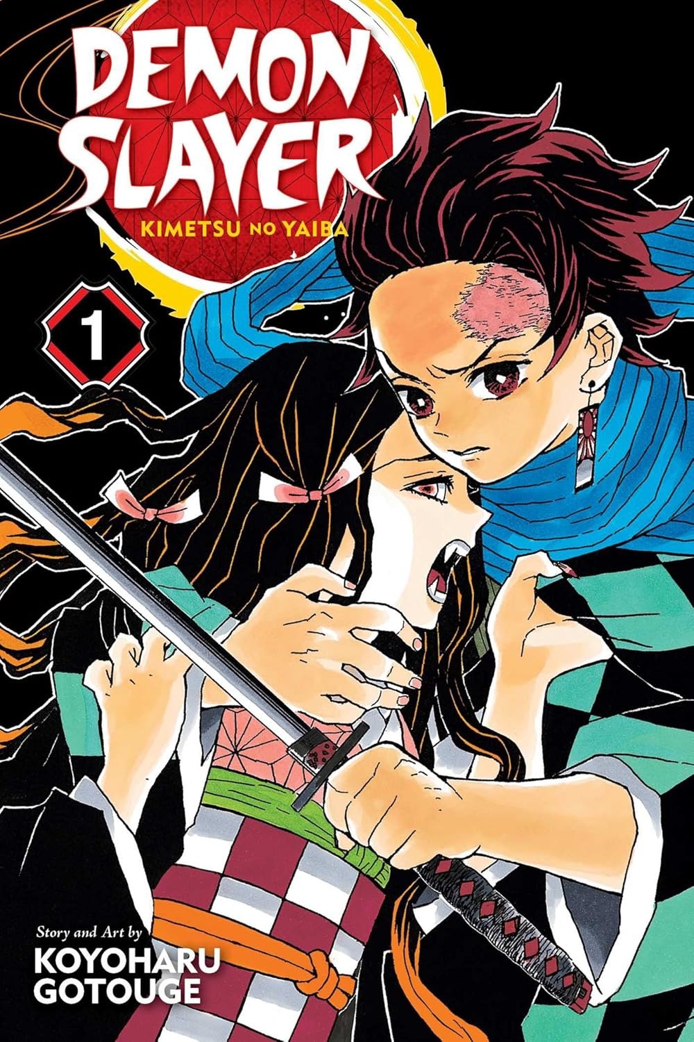 Demon Slayer Kimetsu no Yaiba Vol 1 Manga Paperback