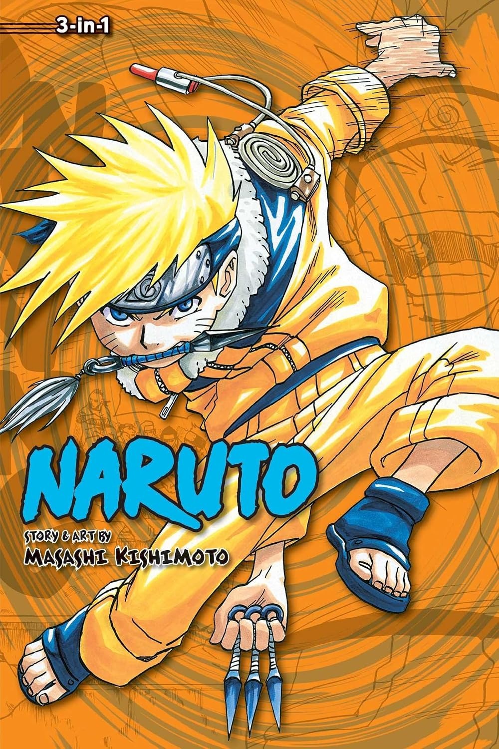 Naruto 3-in-1 Edition Vol 2 Volumes 4-5-6 Omnibus Paperback