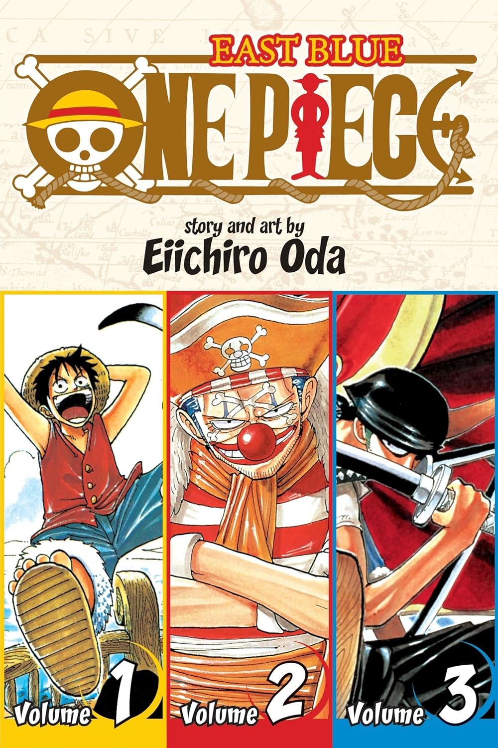 One Piece East Blue Volumes 1-2-3 Omnibus Illustrated Paperback